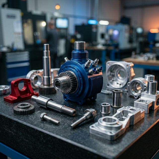 Precision Manufactured Parts - CNC, Hard Anodising, Injection Moulding